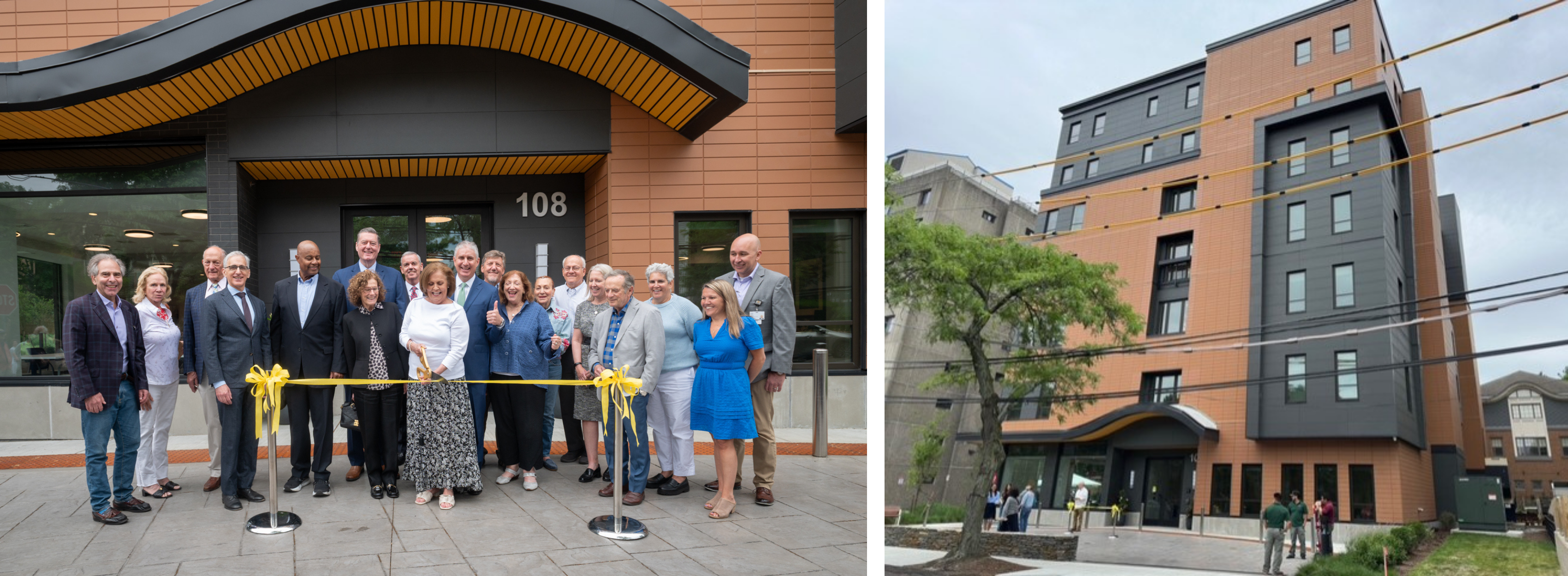 108 Centre St Ribboncutting in Brookline