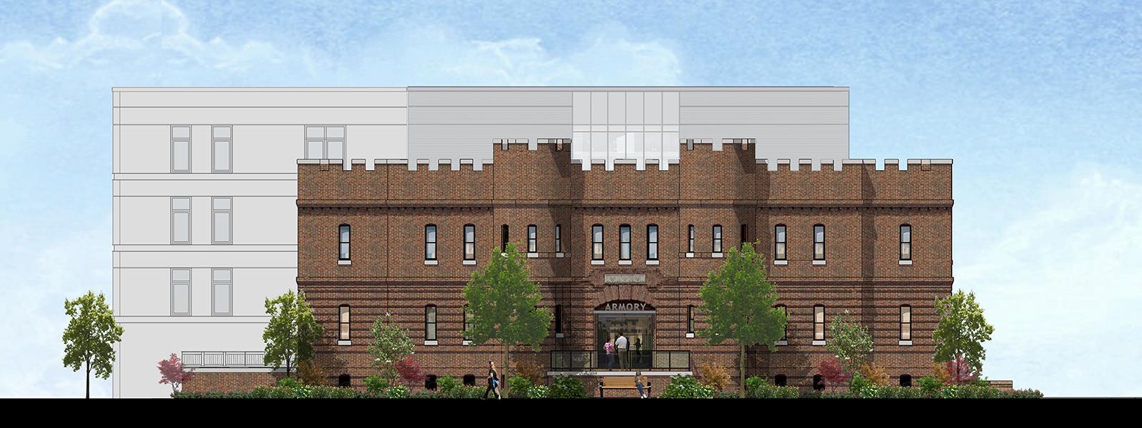 West Newton Armory rendering