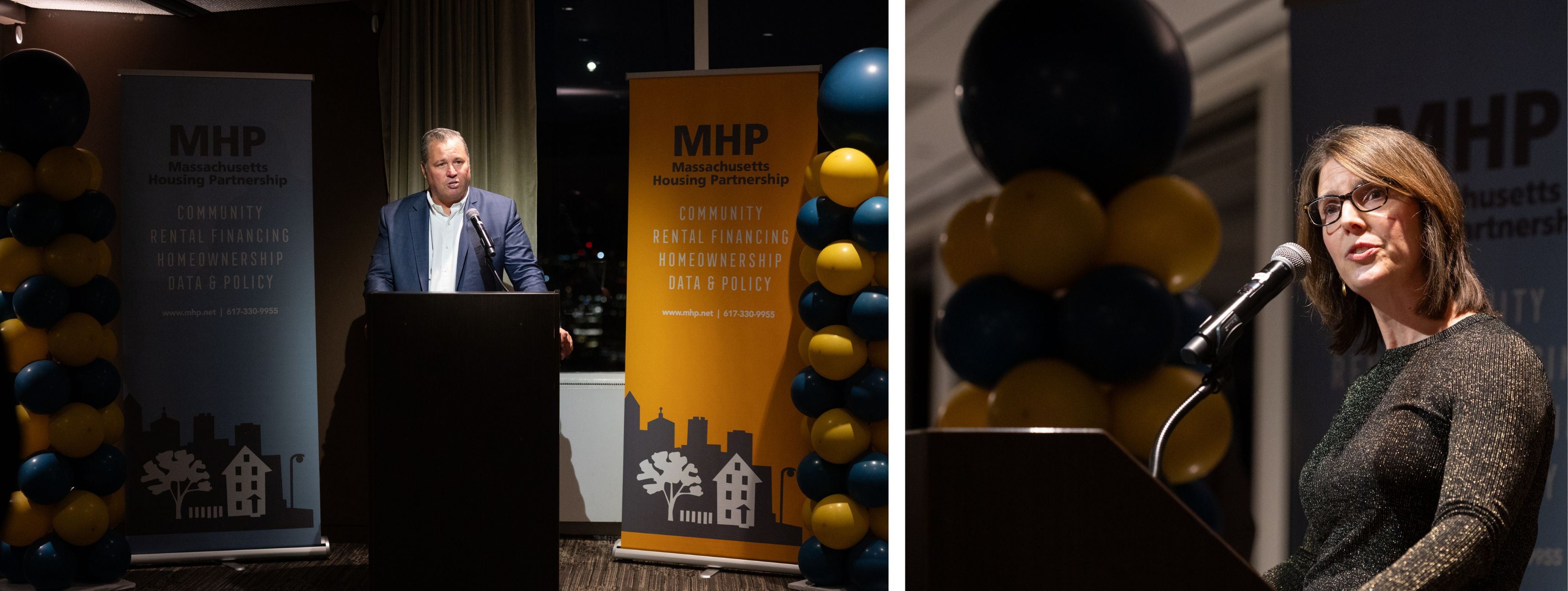 Bob Driscoll and Eliza Datta